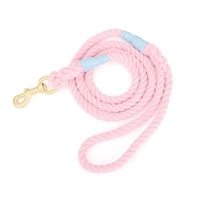 Fashion and Attractive Braided Rope Cotton Dog Leash