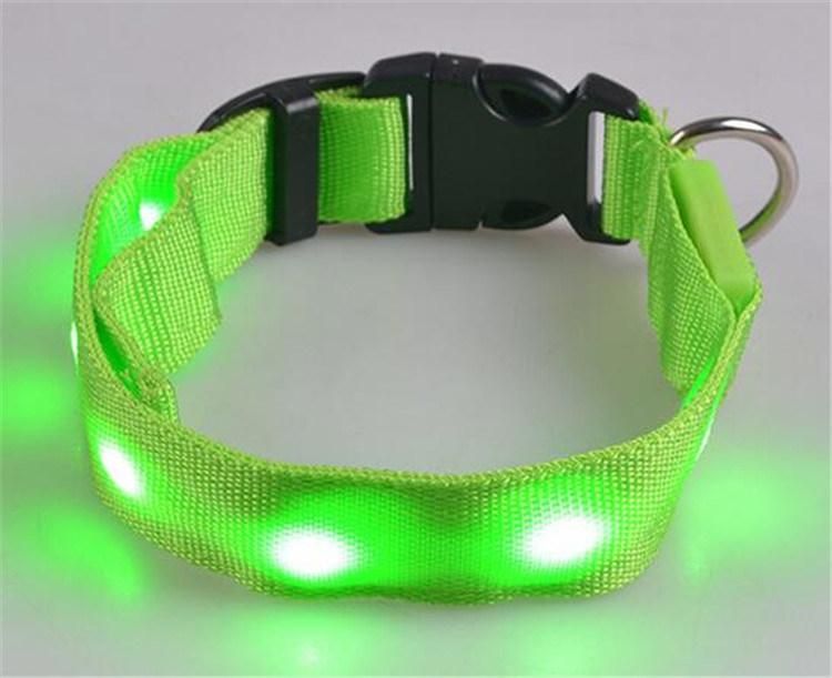 LED Pet Collar with Lights for Pet Safety Pet Product Pet Supply Dog Collar