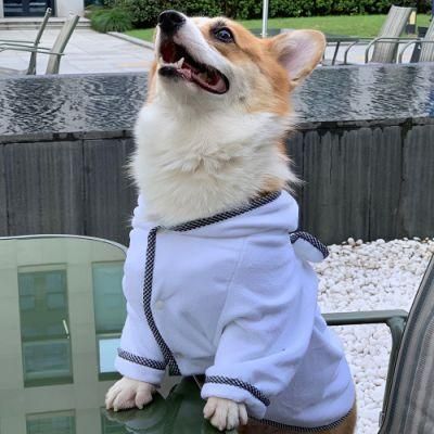 Super Absorbent Dry Fast Soft Dog Cat Pet Bathrobe Clothes