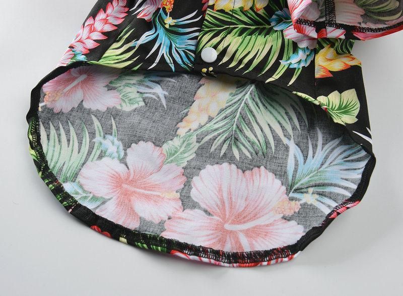 Spring Summer New Pet Shirt Hawaii Beach Cool Breathable Pet Cat Dog Clothes T-Shirt