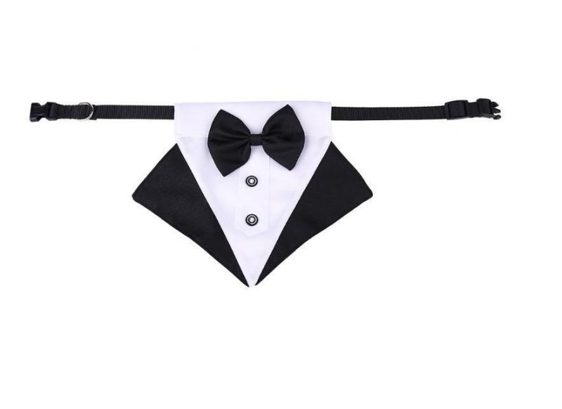 Pet Dog Cats Bandana Gentleman Scarf Bow Tie Collar Bowknot Bowtie Wedding Suit Decoration Dog Grooming Bandanas