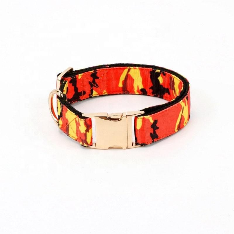 Unique Style Factory Direct Pet Product Fabric Dog Collar Leash Use for Dog
