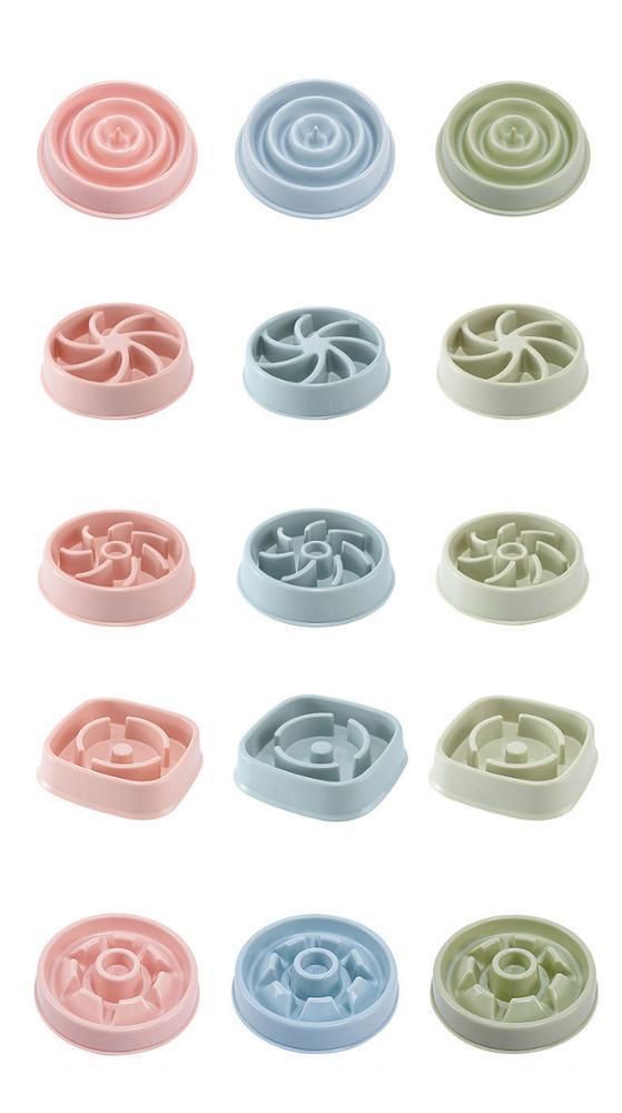 Pet Slow Feeder Dog Bowl Environmental PP New Material