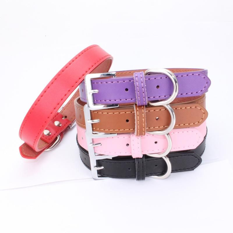 Good Quality Hot Selling Cowhide Leather Dog Collar Leash Lead Set