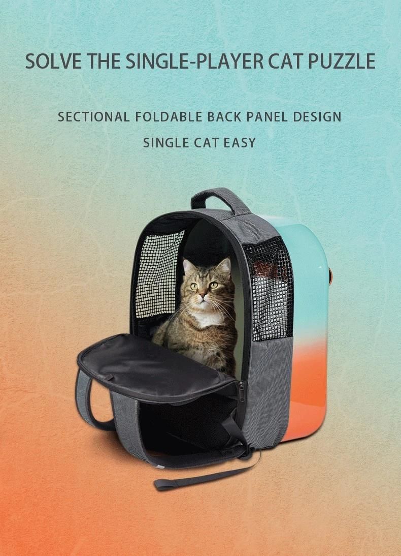 Premium Exquisite Fashion Luxury Breathable Backpack Bag Cat Pet Carrier