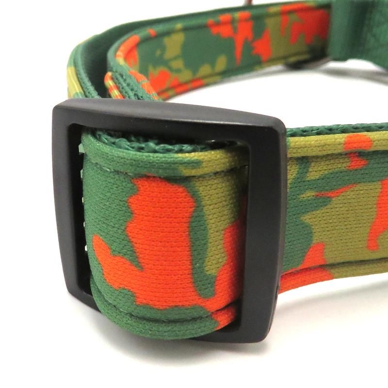 Custom Logo Design Pet Accessories Adjustable Wide Nylon Webbing Dog Collars