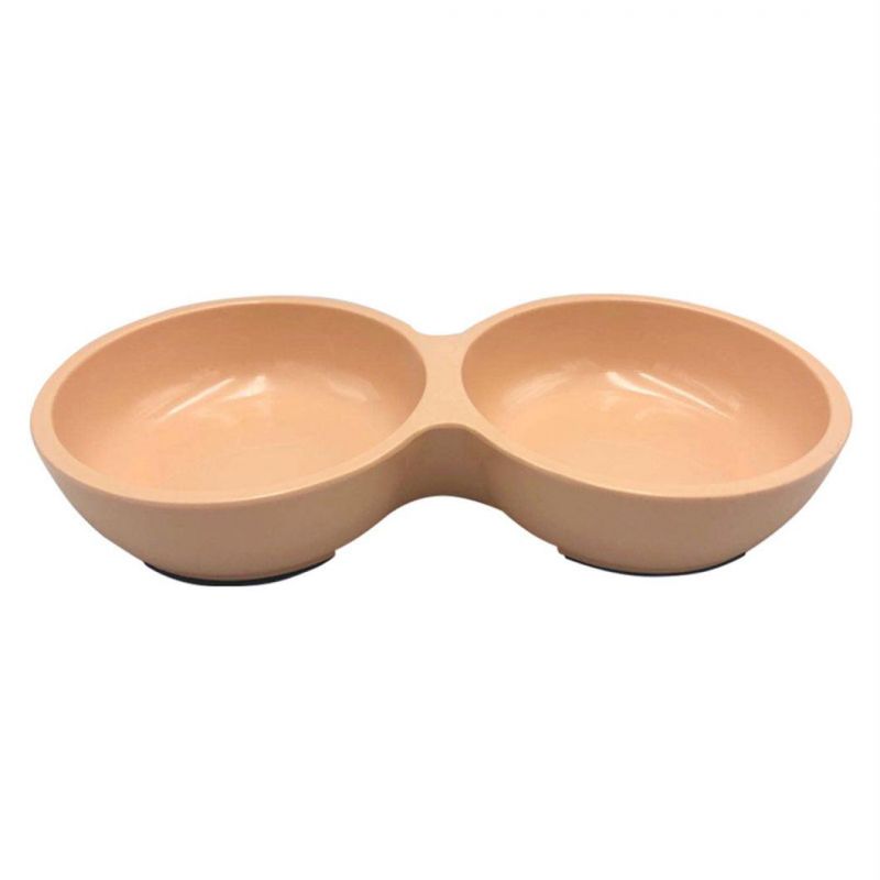 Pet Double Bowl Universal Double Bowl Small Dog Food Bowl