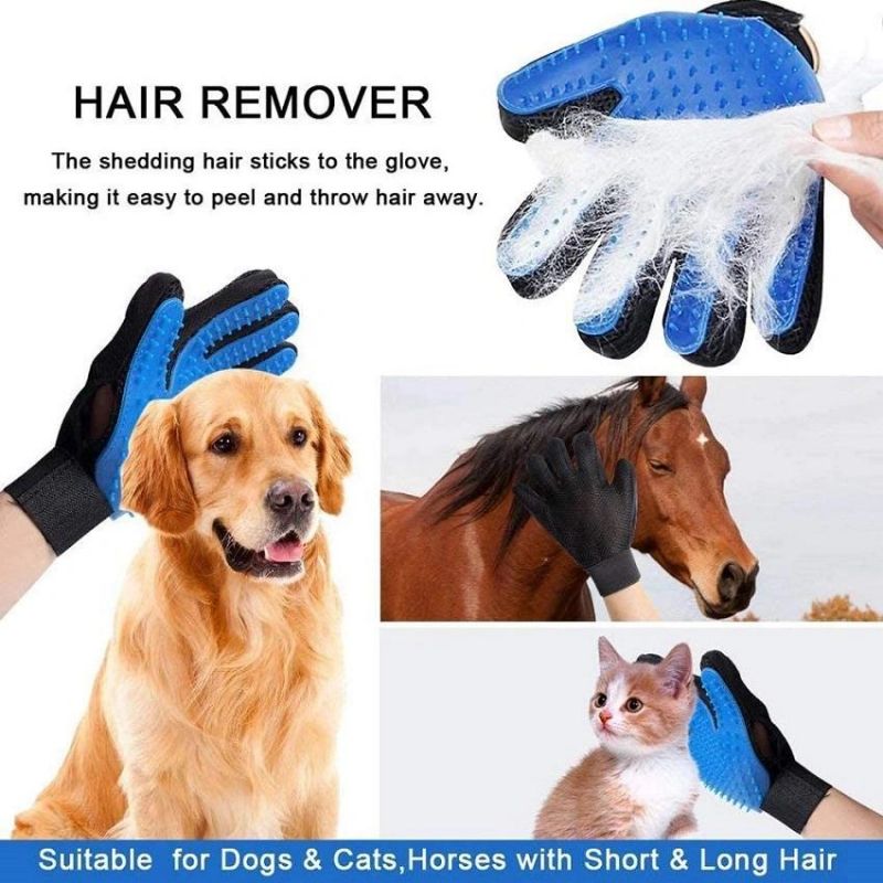 Pet Massage Grooming Cat Brush Shower Dog Grooming Gloves