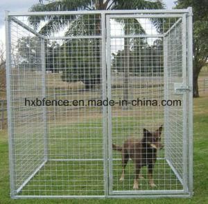 Round Tube Galvanized Wire Mesh Cage Dog Kennel