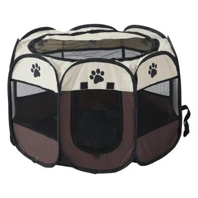 Factory Customize Portable Foldable Indoor Outdoor Water Resistant Removable Shade Cover Cats Dogs Pet Dog Playpen