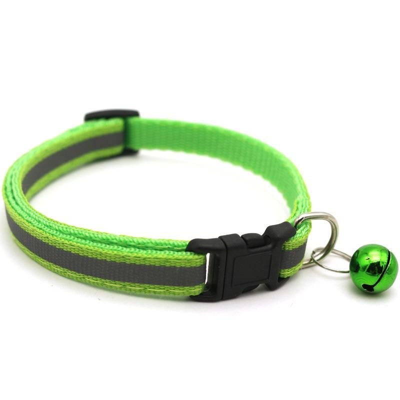 Pet Collar Reflective Strip Pet Bell Collar Suitable for Small Cats and Dogs Pet Supplies