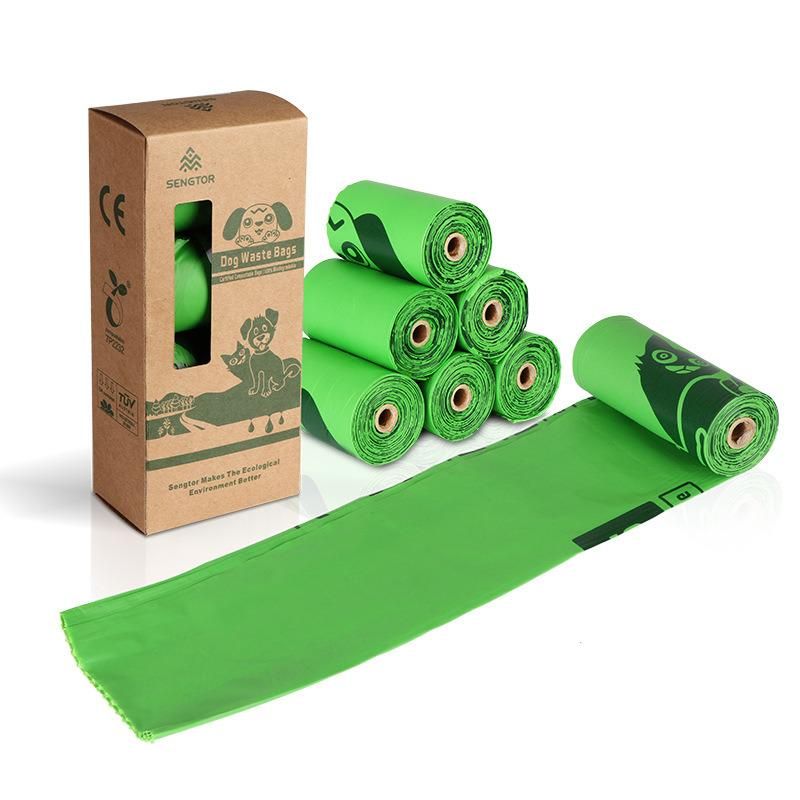 off-The-Shelf Environmentally Friendly Fully Degradable Pet Poop Bag, Dog Garbage Cleaning Bag