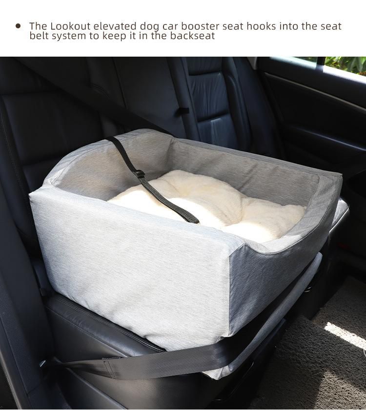 Outdoor Travel Safety Lookout Bed Dog Pet Car Booster Seat