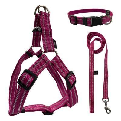 Comfort Breathable Soft Pet Harness Nylon Dog Collar Leash and Harness Set