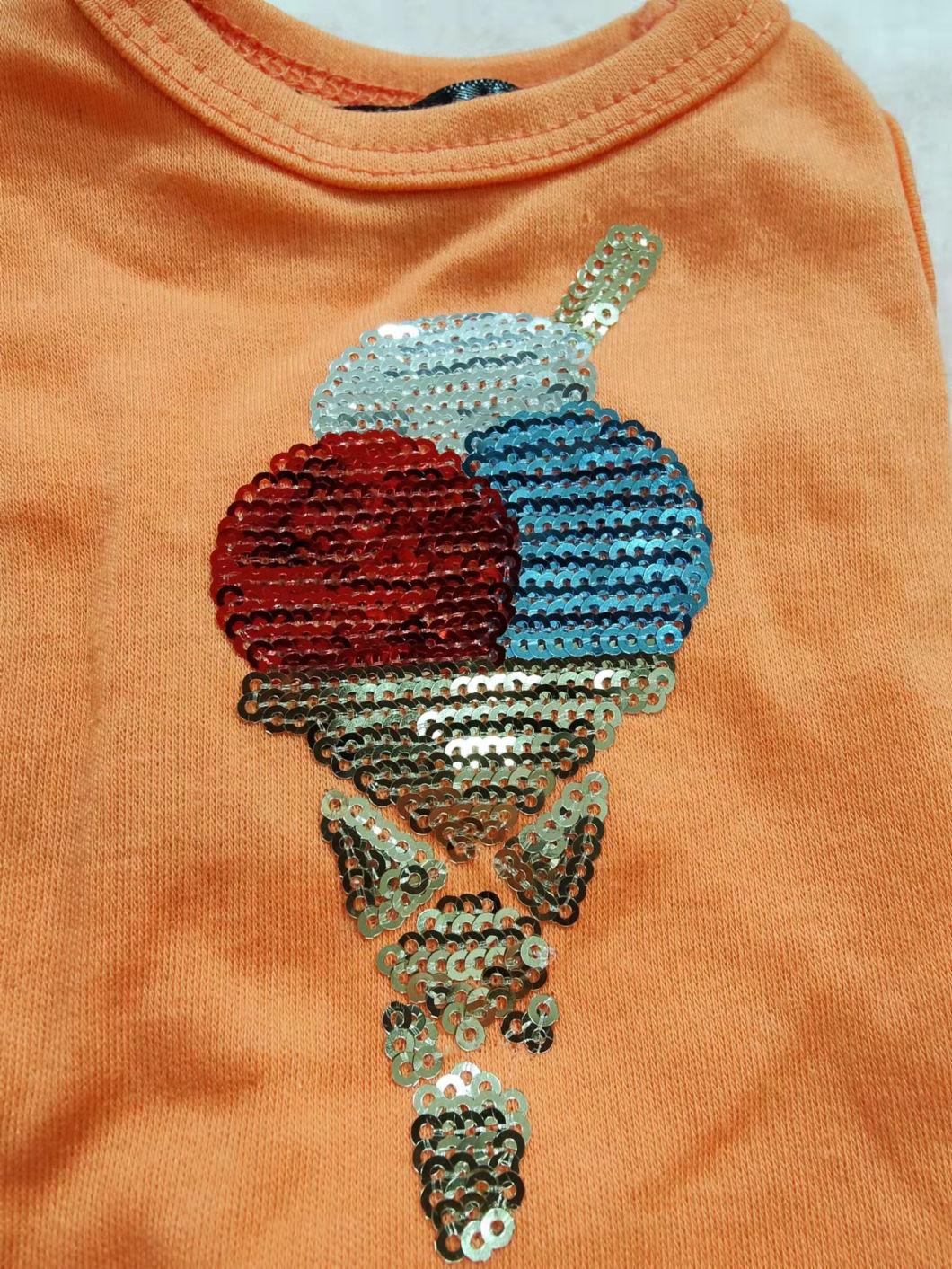 Glitter Embroider Puppy Tank Trading Company Selected Dog Clothing