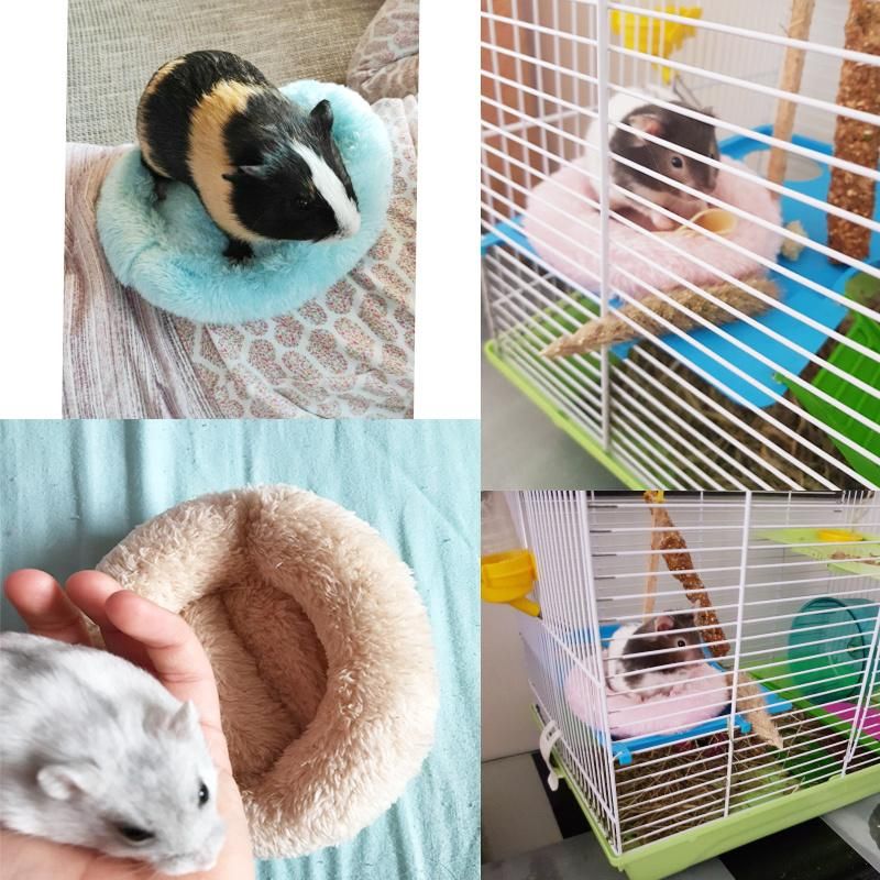 Pet Hamster Nest Pad Arctic Velvet Warm Cotton Mice Rats Hamster Mats Cushion Hamster Hedgehog Chinchilla Rabbit Pet Bed