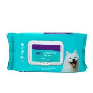 OEM Brand Customized Big Package Economical Pet Body Cleaning Wet Wipes