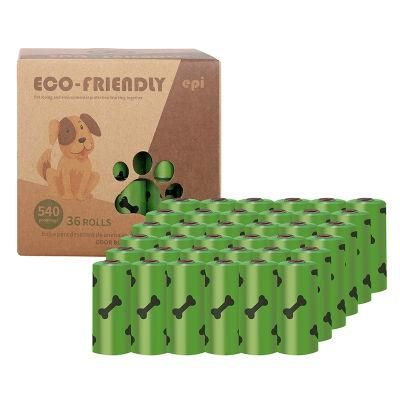 Dog Poop Bag Pet Supplies Pet Poop Garbage Bag Garbage Dispenser 20 Macrons Customized Unscented and Scented 10PCS a Roll Waste Bags