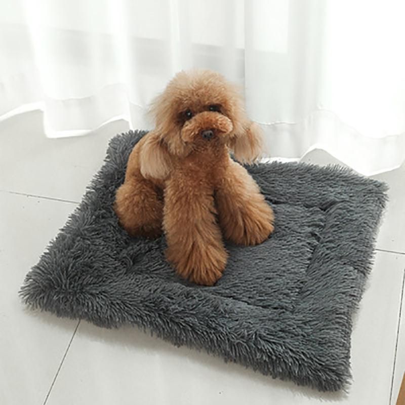 Fashion Cat Dog Bed Mat Warm Soft Plush Pet Bed