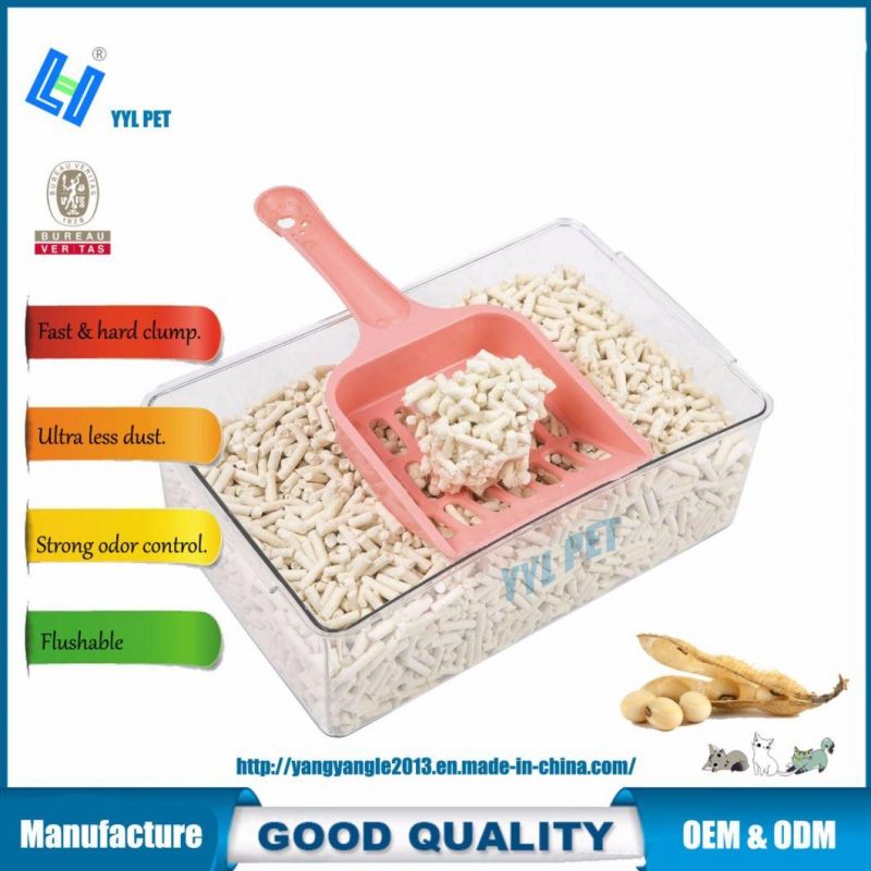 Pet Cleaning: Hard Clump Nature Tofu Cat Litter/ Sand