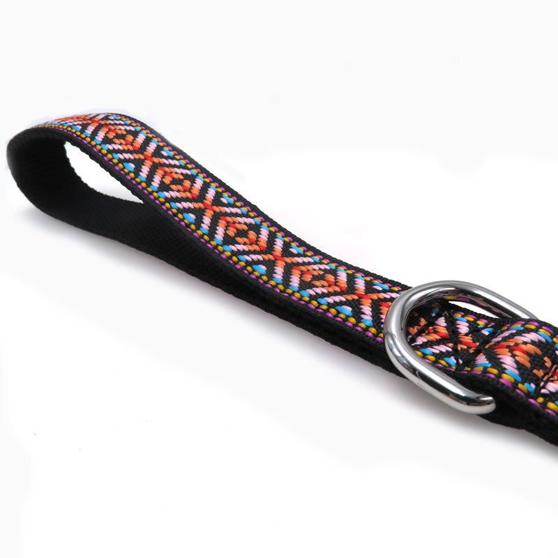New High Quality Pet Supply Luxury Dog Collar Heavy Nylon Dog Collar and Leash Set for Pet