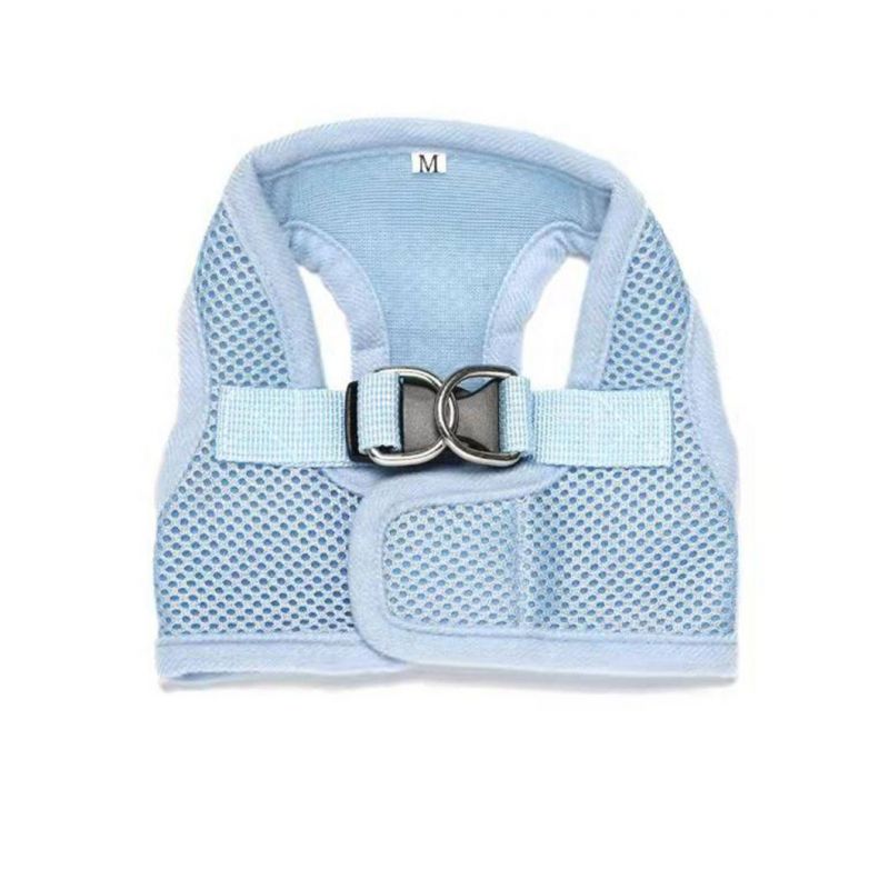 Pure Color Breathable Mesh Cloth Dog Harness Summer Cool Pet Harness