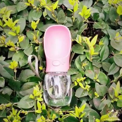 350ml 550ml Wholesale Dog Bottle for Walking Plastic Travel Recycling Pet Cat Portable Water Bottle