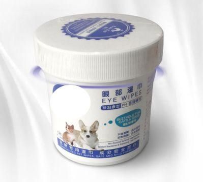 120 PCS Pets Eye Wipes Suitable for Cats and Dogs, Remove Tear Marks Specialized Pet Wipes Safe and Mild Formula OEM Accepted