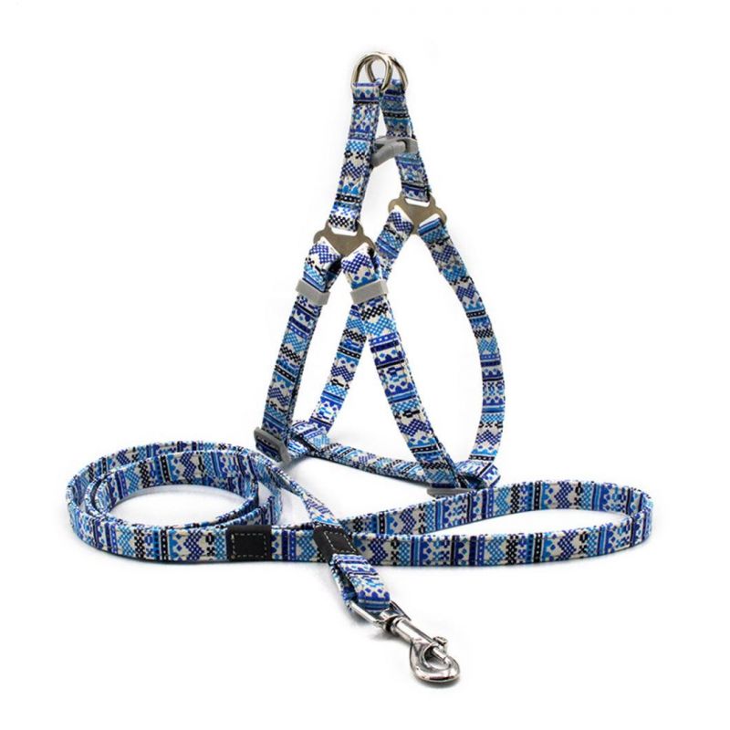 Colorful Polyester Wedding Triangular Dog Harness with Dog Leash