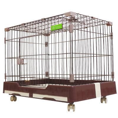 Double Ground Net Double Drawer Pet Dog Rabbit Cage