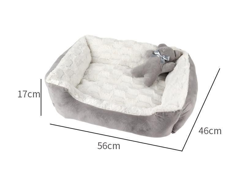 Comfortable Rectangle Anti-Slip Soft Cushion Cat Dog Accessories Pet Bed