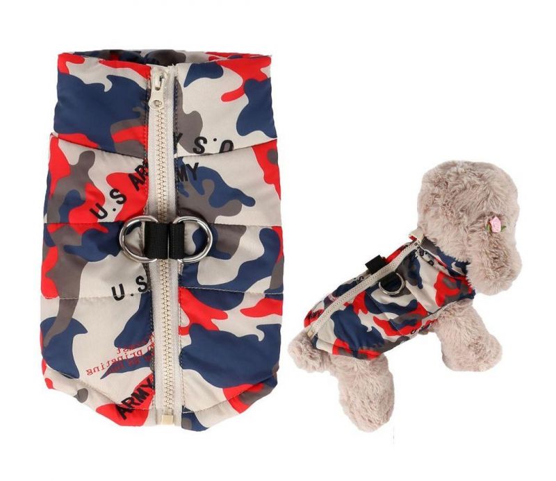 Design Christmas Pet Coat Pup Clothing Dog Holiday Down Jacket
