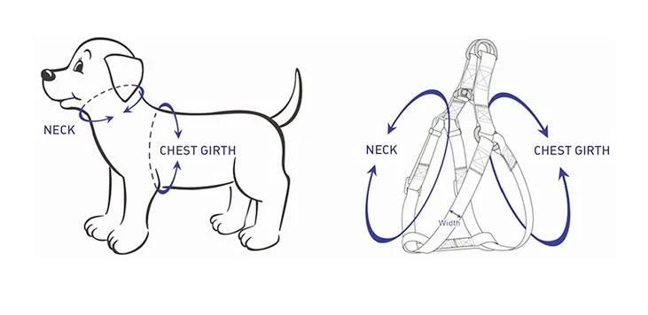 Customized Soft Triangle Pet Vest Adjustable Reversible Designer Solid Color Dog Harness Leash Collar Set