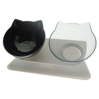 Double Cat Bowl Dog Bowl with Stand Pet Feeding Cat Water Bowl for Cats Food Pet Bowls for Dogs Feeder Product Supplies