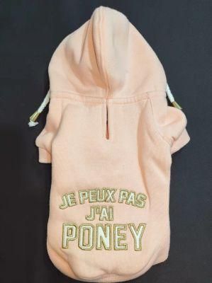 &quot;Poney &quot; Pet Supplies Fashion Dog Clothes Dog Hoodie Designer Clothes