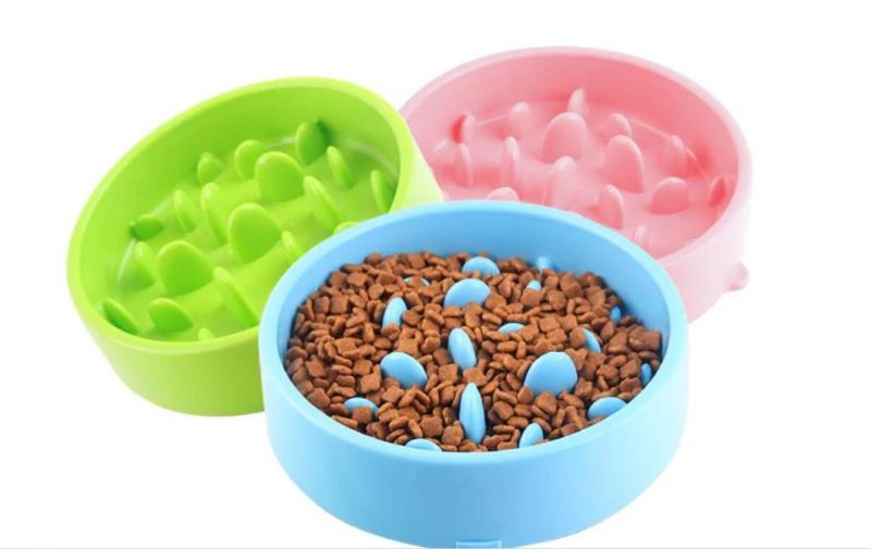 Dog Bowl Pet Supplies Hot Sale Licking Dog Slow Food Bowl Anti-Choking Slow Food Bowl