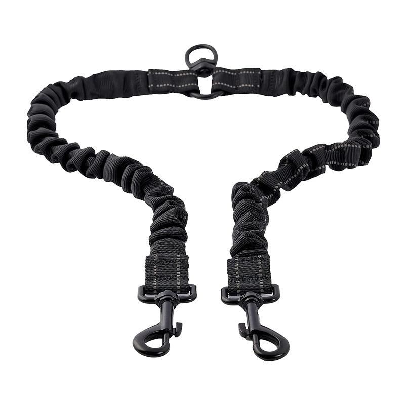 Reflective Double Dog Leash Attachment & Extender for Walking and Training, Double Dog Leash for Small and Large Dogs