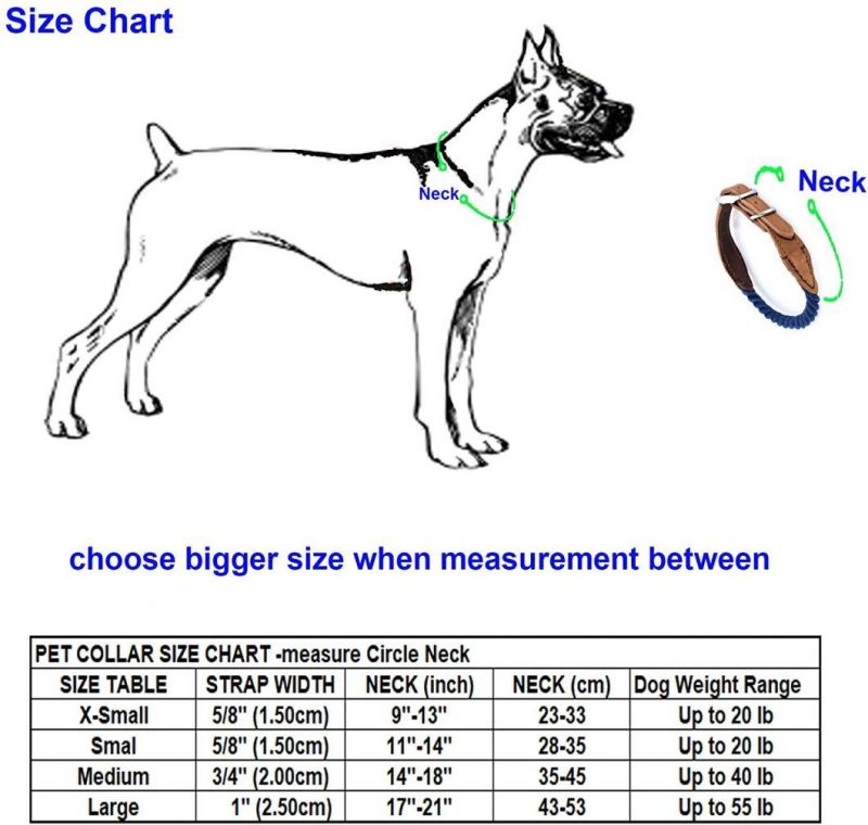 Cotton Rope Dog Collar Stainless Steel Pin Buckle Ring Dog Collar
