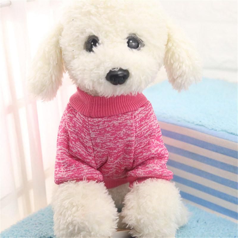 Pet Dog Clothes Soft Warm Clothes Pet Sweater Dogs Clothing Classic Pets Outfit