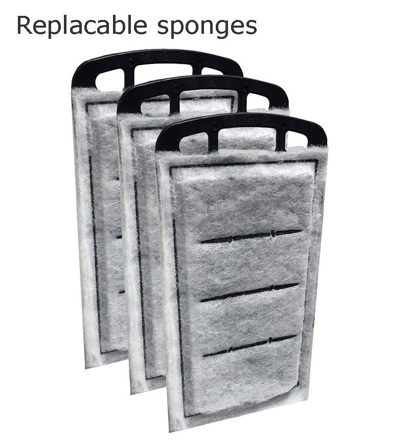 Mini Filter with Replaceable Foams Inside for Small Tanks