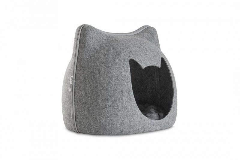 Cat House Pink/Grey Felt Pet Cote Nest with The Latest Design