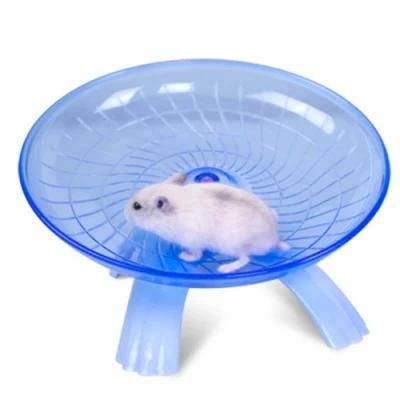 Pet Hamster Flying Saucer Exercise Squirrel Wheel Hamster Mouse Running Disc Rat Toys Cage Small Animal Hamster Accessories
