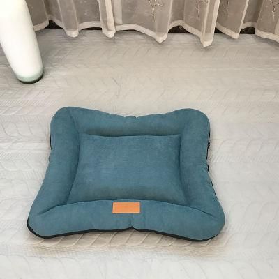 Super Soft Corduroy Pet Dog Cushion Mat