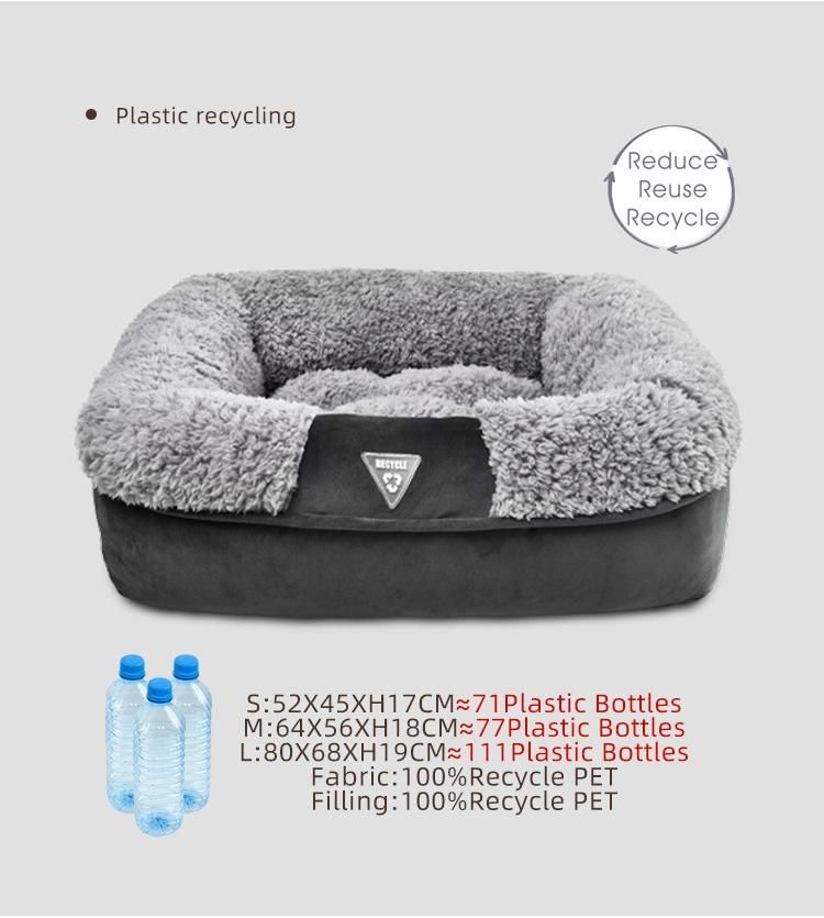 Warm Dog Puppy Bed for Dogs with Recycled Materials