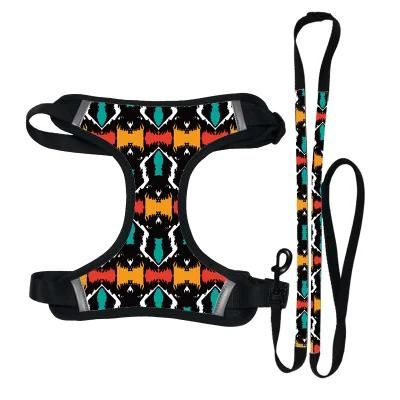 New Hot Style Dog Harness Reflective Dog Leash and Harness Set