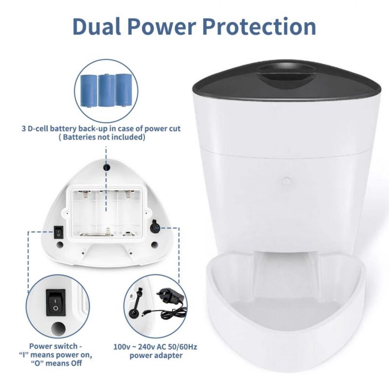 4L Automatic Cat Feeder Dog Automatic Pet Smart Dog Feeder