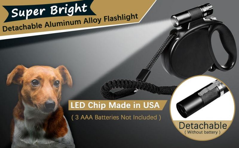 Retractable Lead Protective Bungee Leash for Medium Large Dogs