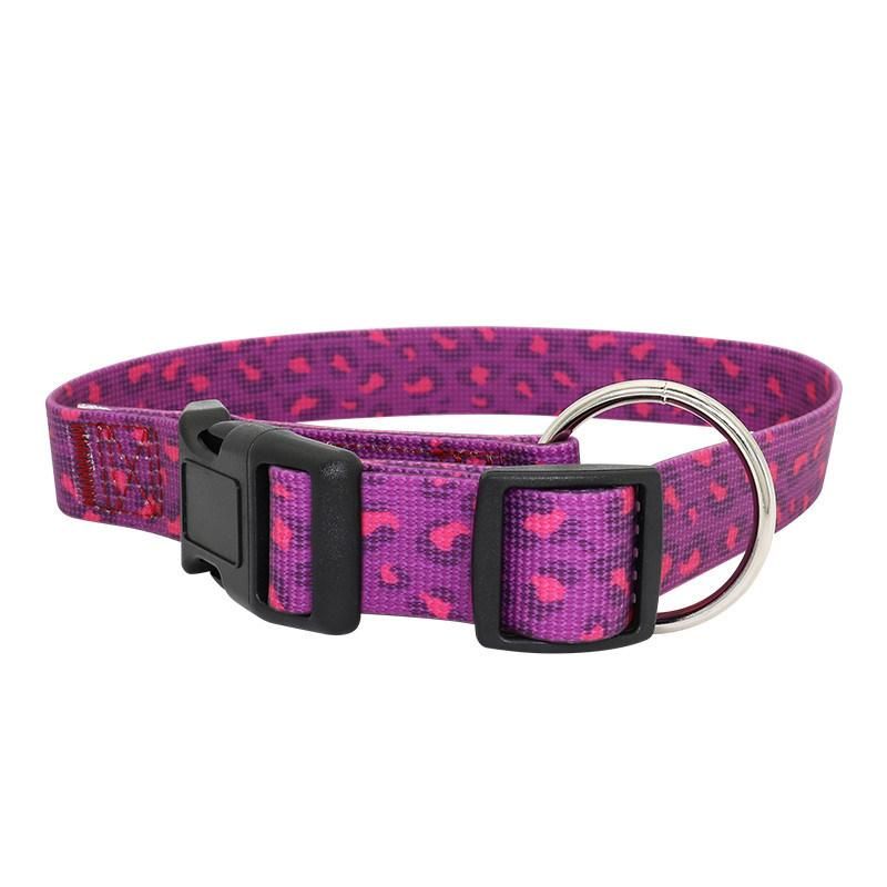 New Style Polyester Printed PVC Coated Webbing Waterproof Dog Collars