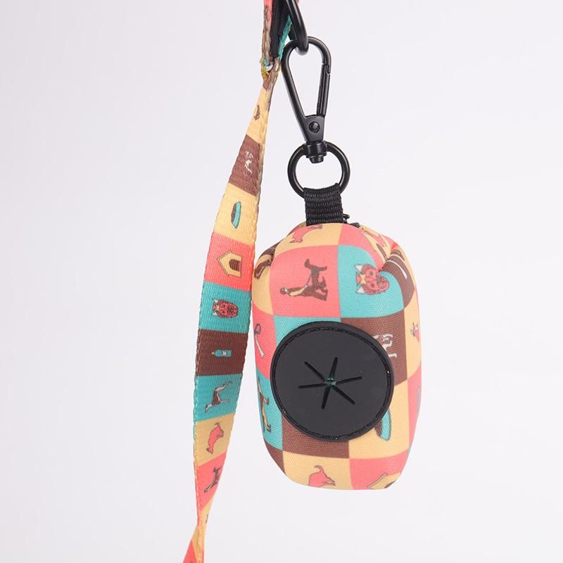 OEM Factory Customized Printing Design Personal Pet Dog Harness, Dog Collar Dog Leash, Poopbag