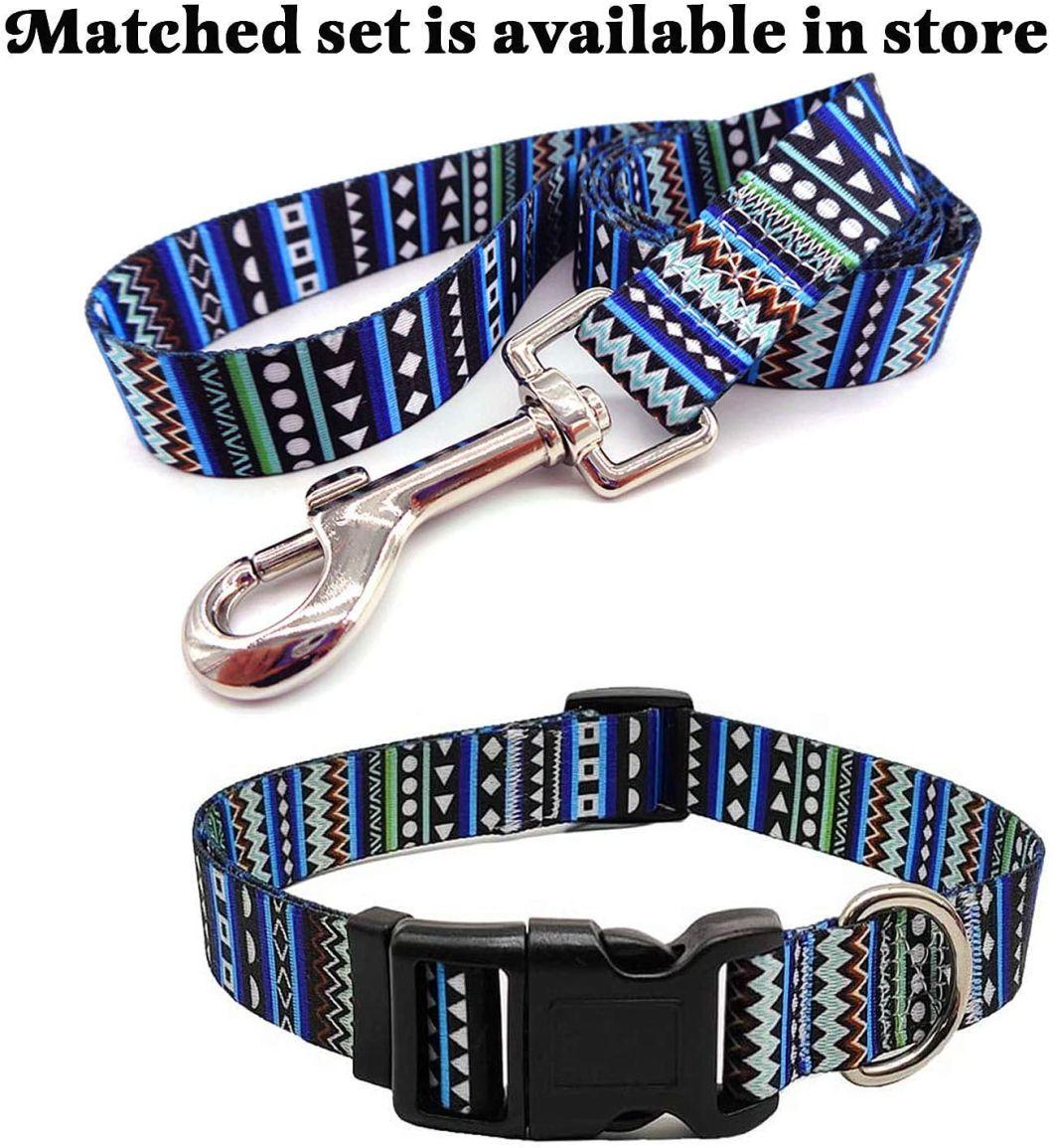Soft Ethnic Style Collar Adjustable for Small Medium Large Dogs